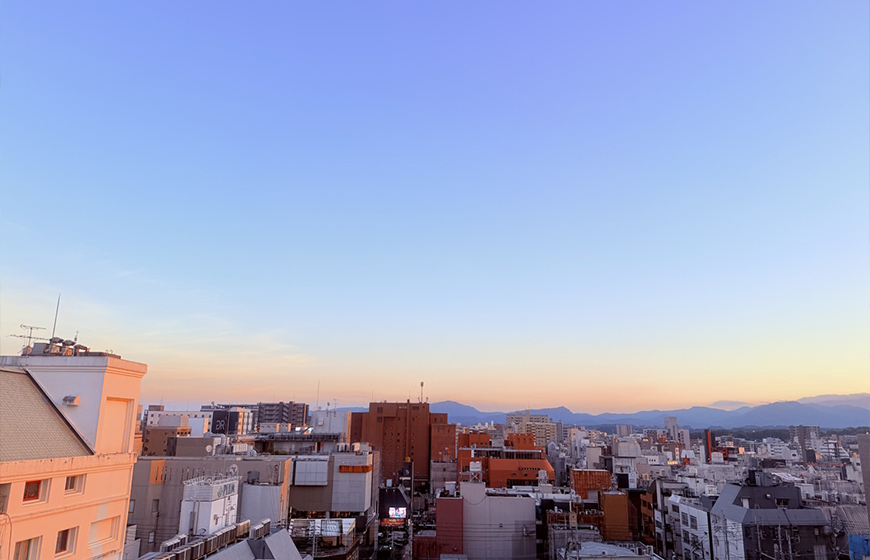 宮崎の夕暮れ